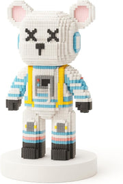 Astronaut Bear Building Blocks Toy 3688pcs 47cm Display Gift Set Kids