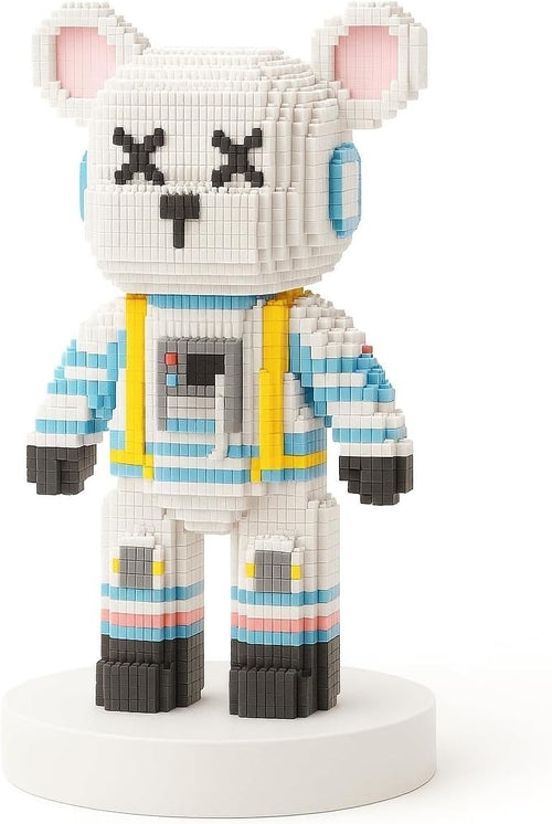 Astronaut Bear Building Blocks Toy 3688pcs 47cm Display Gift Set Kids