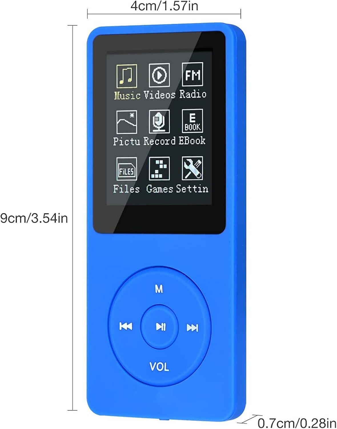 8GB MP3/MP4 Music Player Portable FM Radio HiFi Voice Recorder