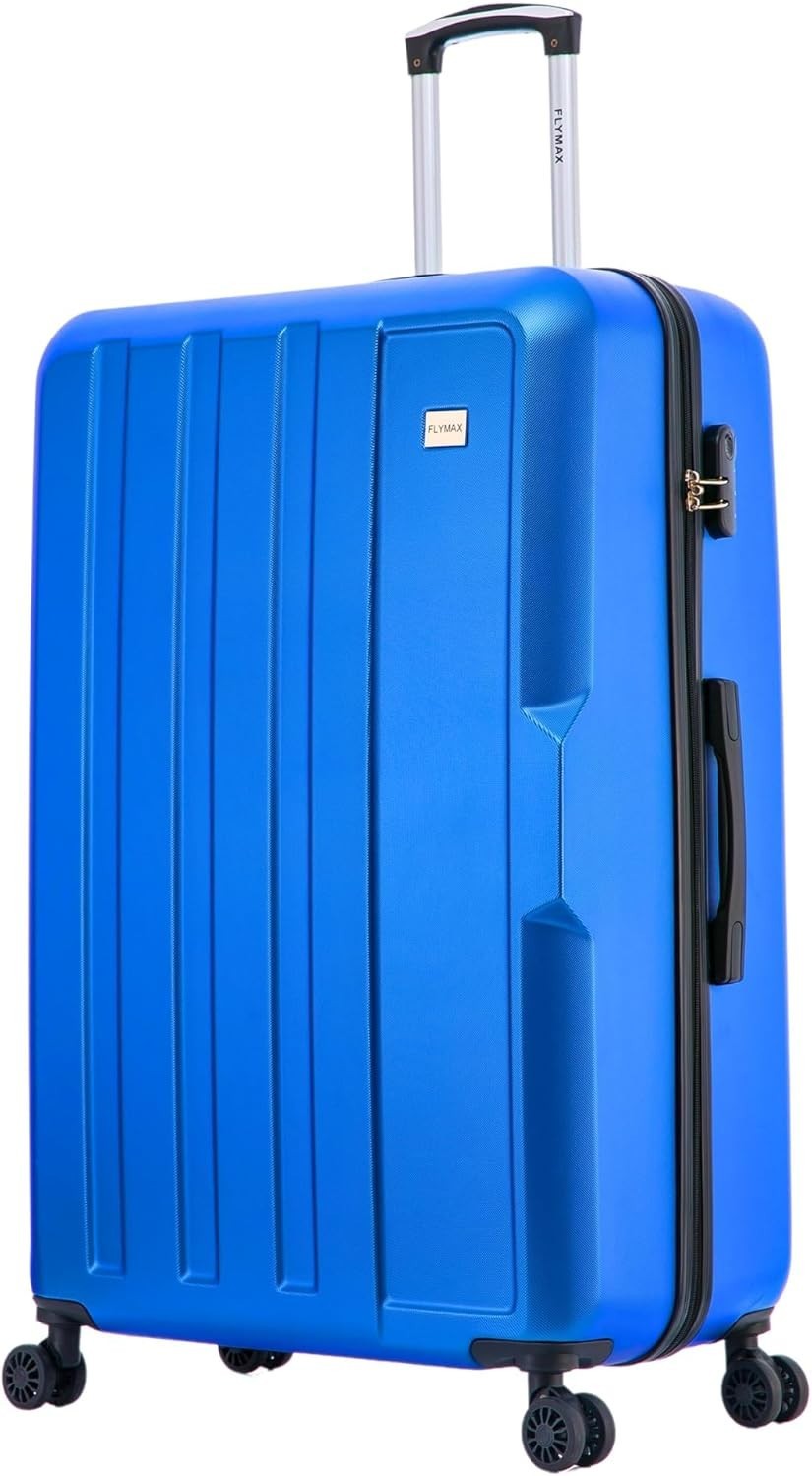Medium Hold Luggage Case 24 Inch ABS Hard Shell Ultra Light 4 Wheel Spinner