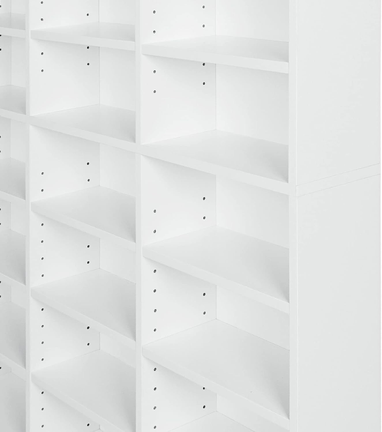 Media Storage Bookcase 837 CD Adjustable Shelves Blu Ray Game Rack