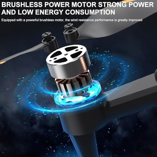 OBEST 4K Camera Drone Foldable RC Quadcopter Brushless w/ Obstacle Avoidance