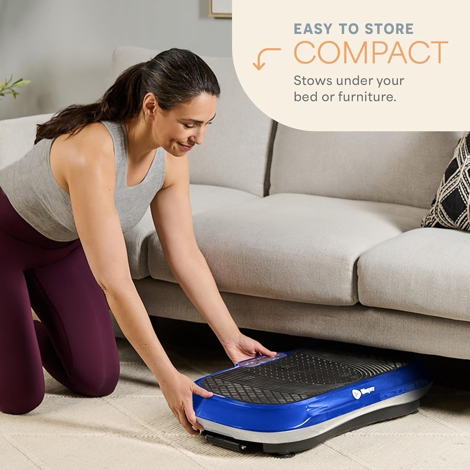 Vibration Plate Exercise Machine 99 Speeds Full Body Home Fitness Platform
