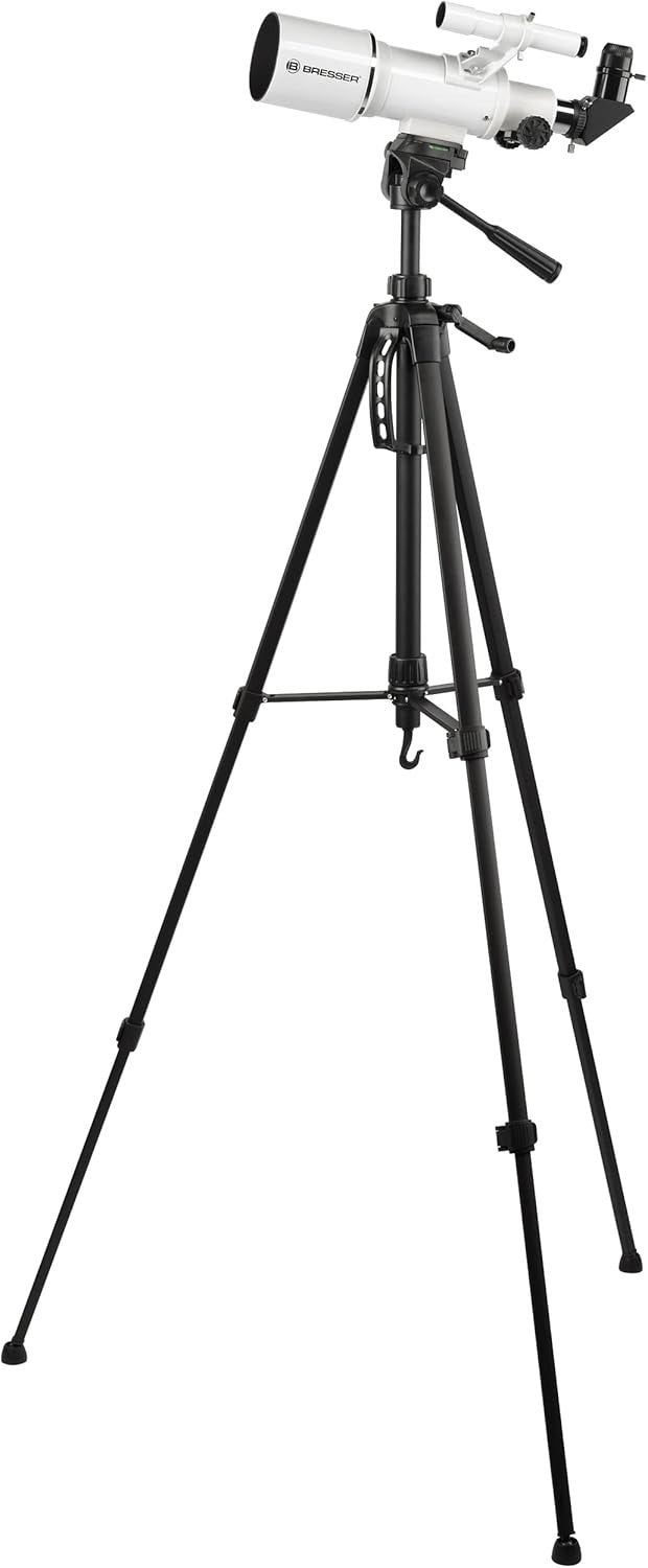 70/350 Lens Telescope Set w/ Tripod Book Smartphone Holder White