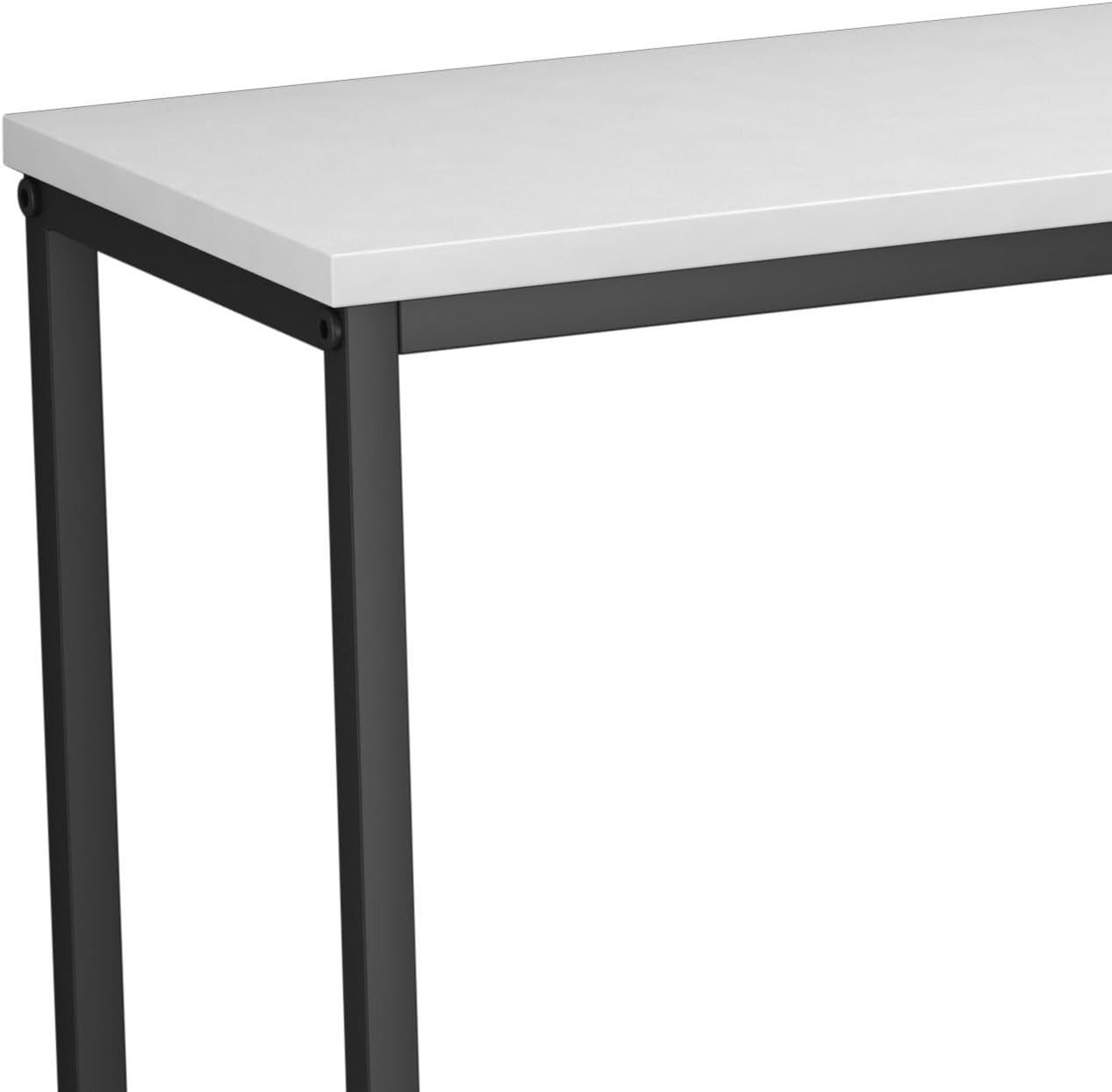 Wooden Hallway Console Table with Metal Legs – Modern Industrial Storage