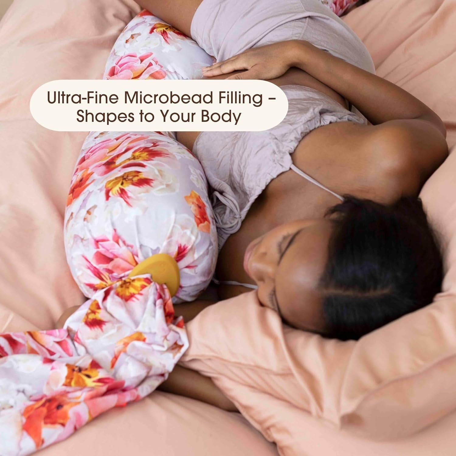 Full Body Pregnancy Pillow Adjustable U Shape Maternity Back Hip Support