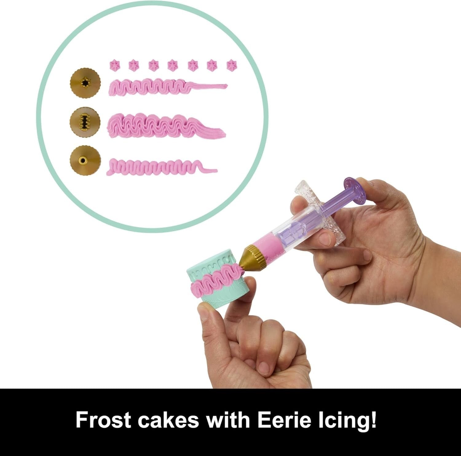 Birthday Cake Decorating Doll Playset 20+ Accessories Icing Kit