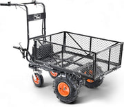 48V Electric Power Wagon Heavy Duty Utility Cart 300kg Load 1000kg Hauling