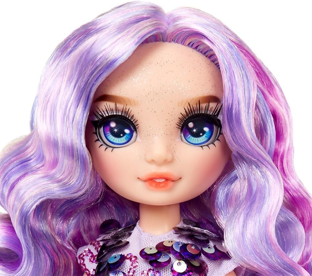 Purple Fashion Doll with Sparkle Slime Magical Pet Accessories 28cm