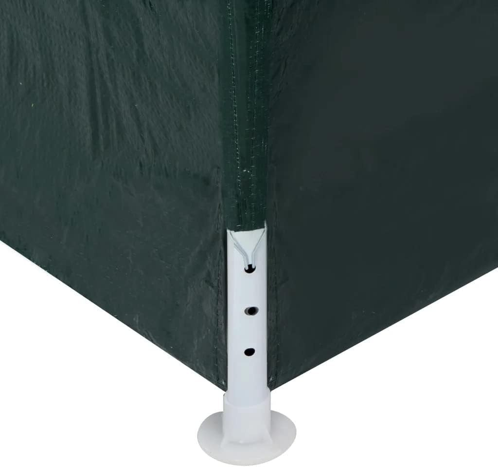 3x3m Green Party Tent Gazebo Waterproof UV Steel Frame Marquee with Sides