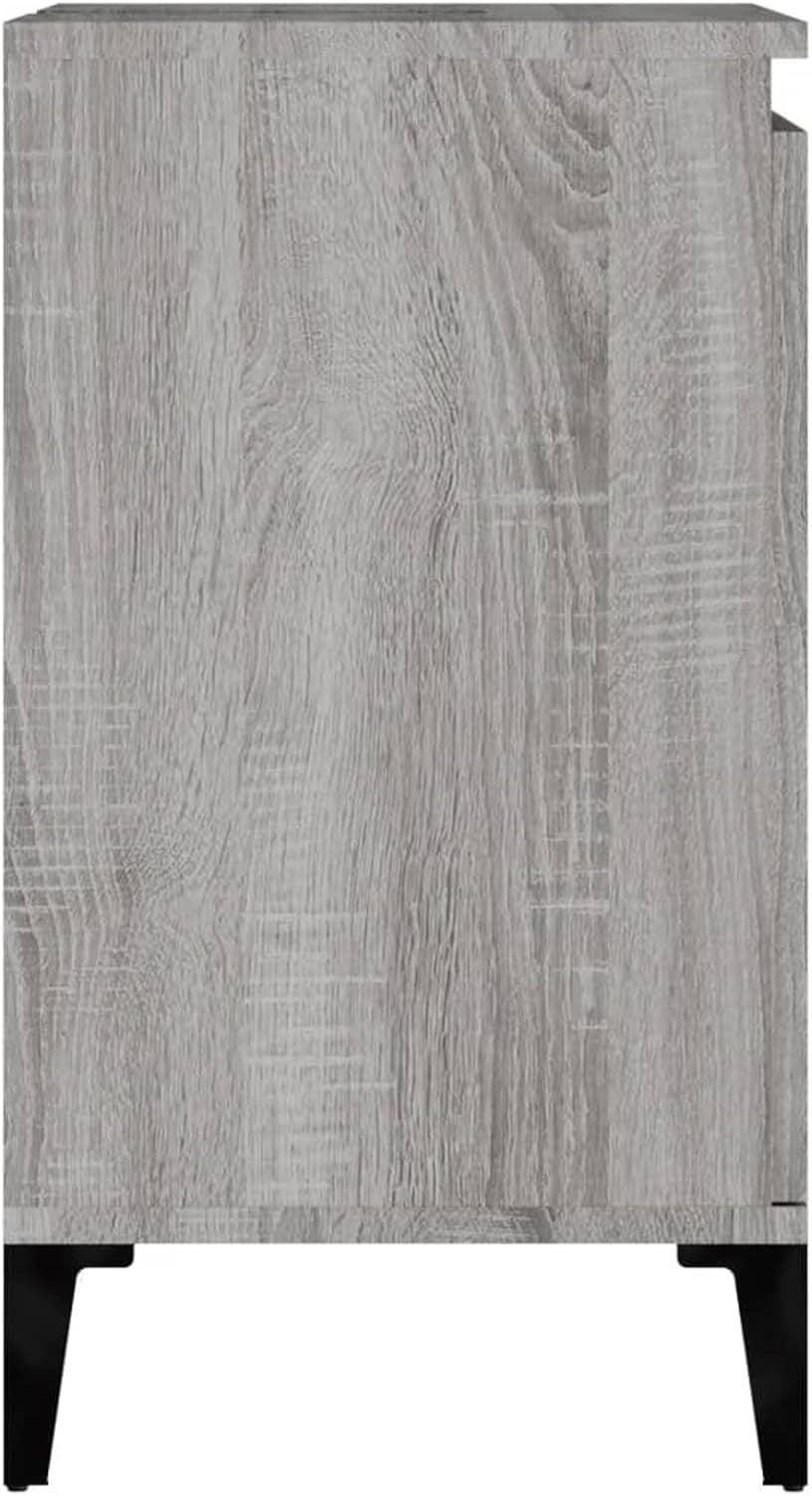 Grey Sonoma Bathroom Sink Cabinet | Modern Under Sink Storage 58x33x60cm