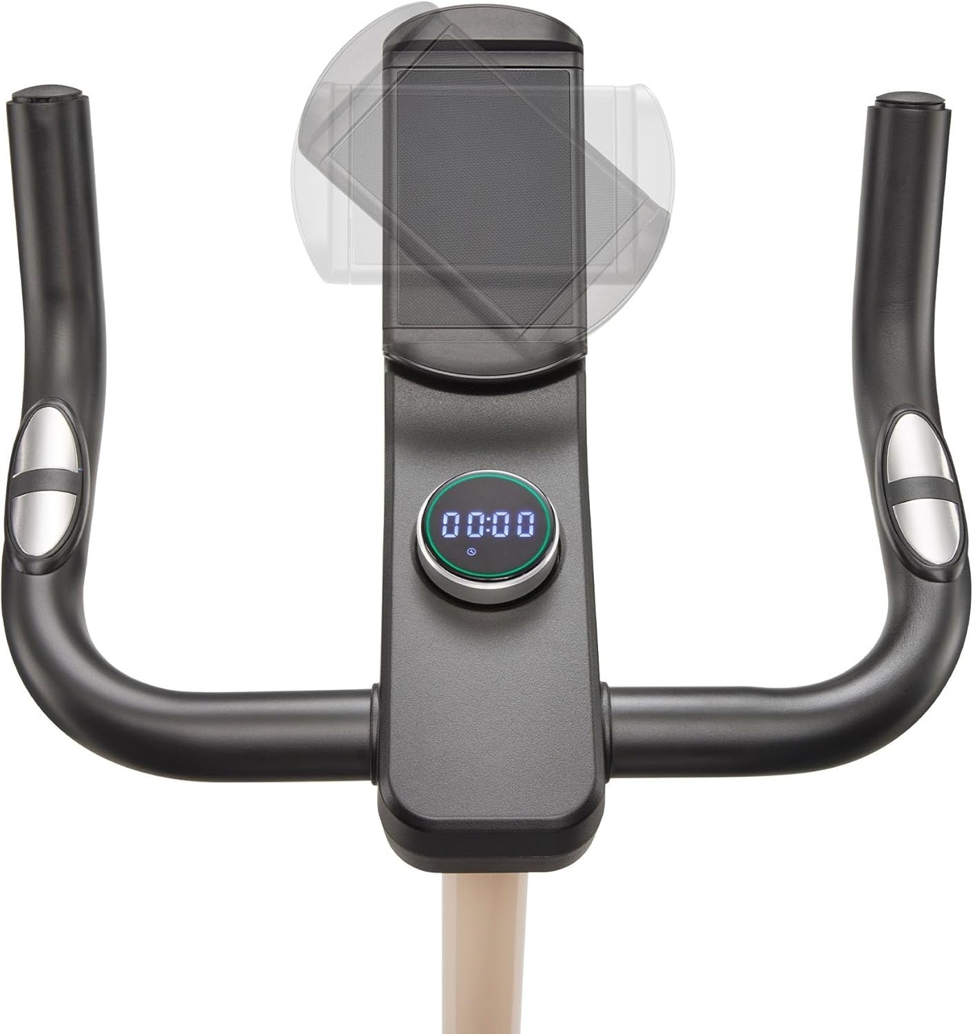 Upright Exercise Bike 16-Level Magnetic Resistance LED Bluetooth Home Gym