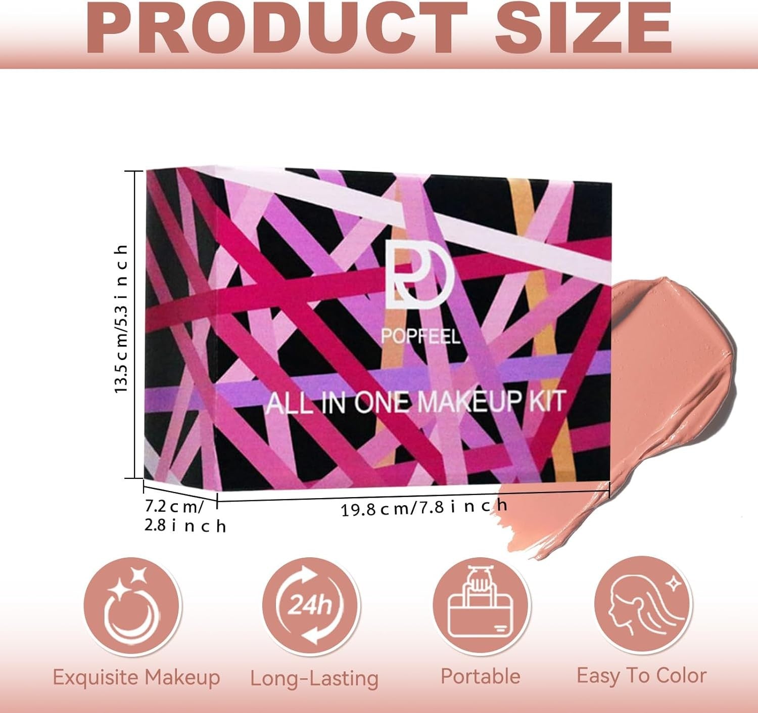 All In One Makeup Kit Set Eyeshadow Lipstick Concealer Travel Case