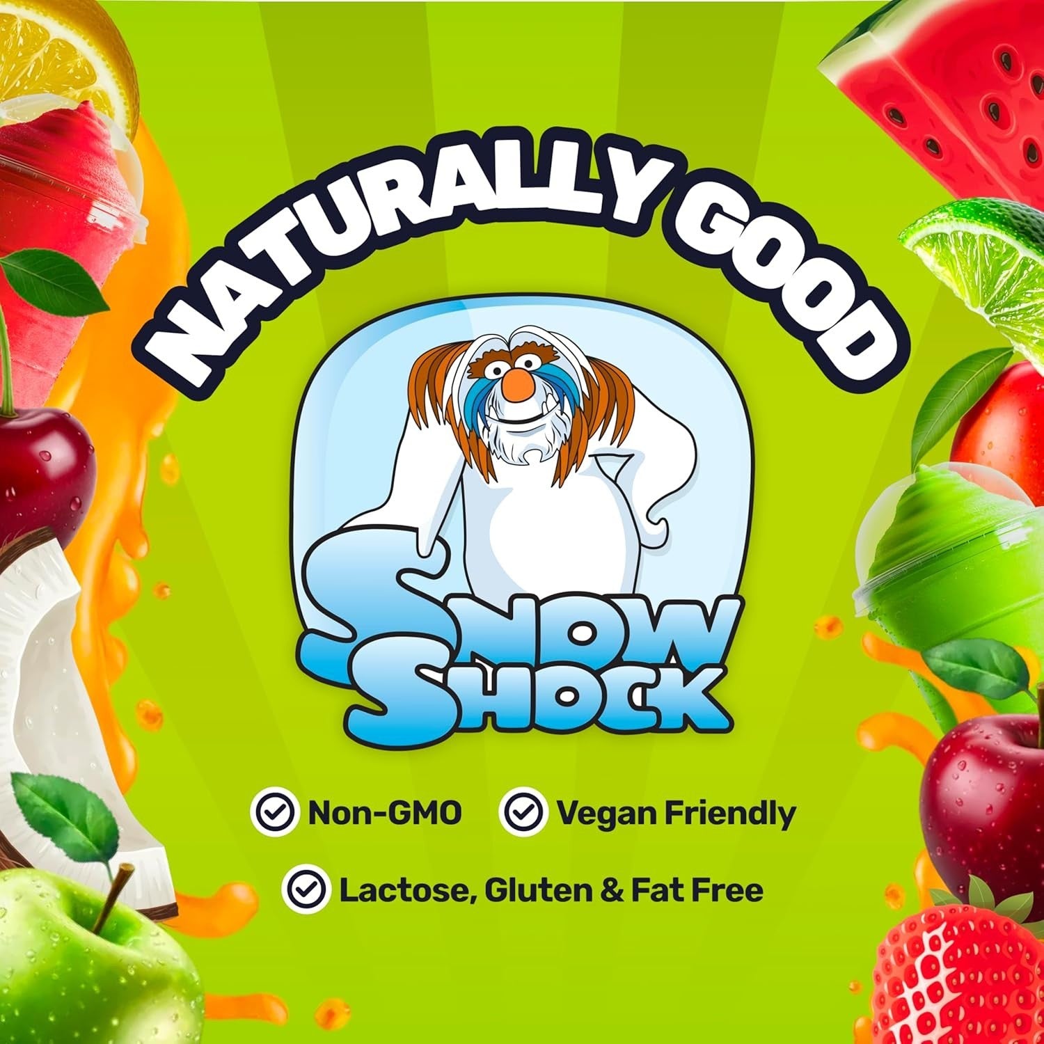 5L Slush Syrup Strawberry Blue Raspberry 2 Pack Vegan Slushy Mix