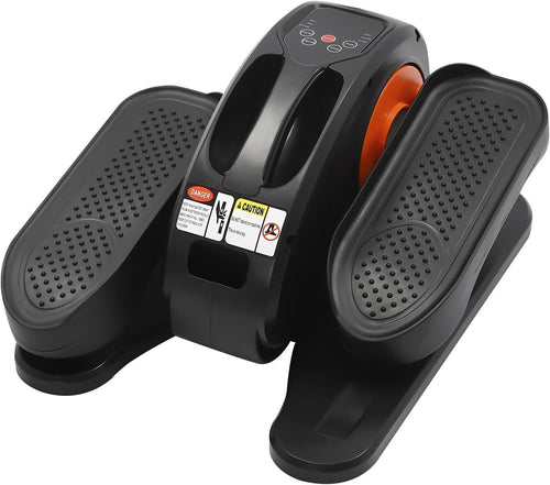 Under Desk Electric Mini Elliptical Pedal Exerciser LED Display 5-Speed Home Gym