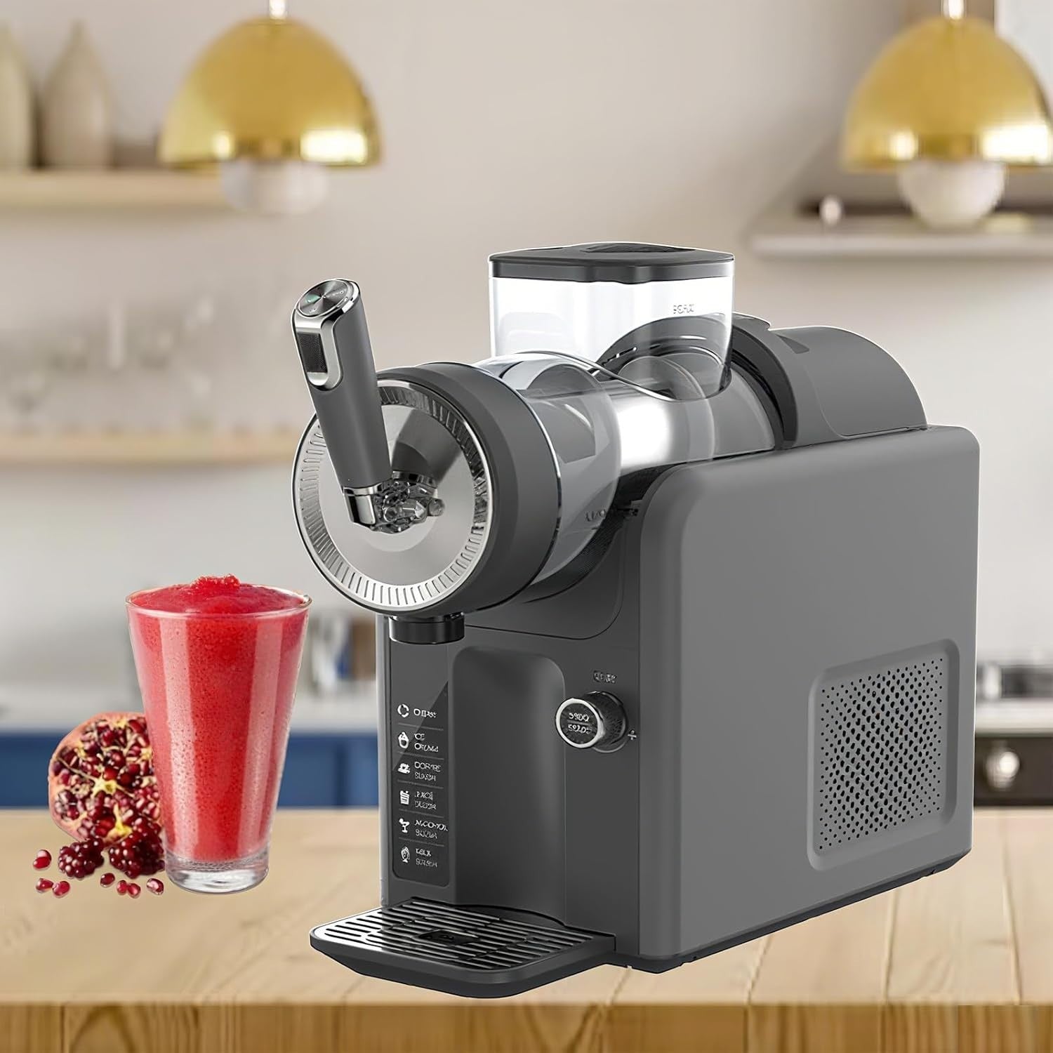 Slushie Maker Machine No Ice Needed Frozen Drink Maker 1.8L Quiet