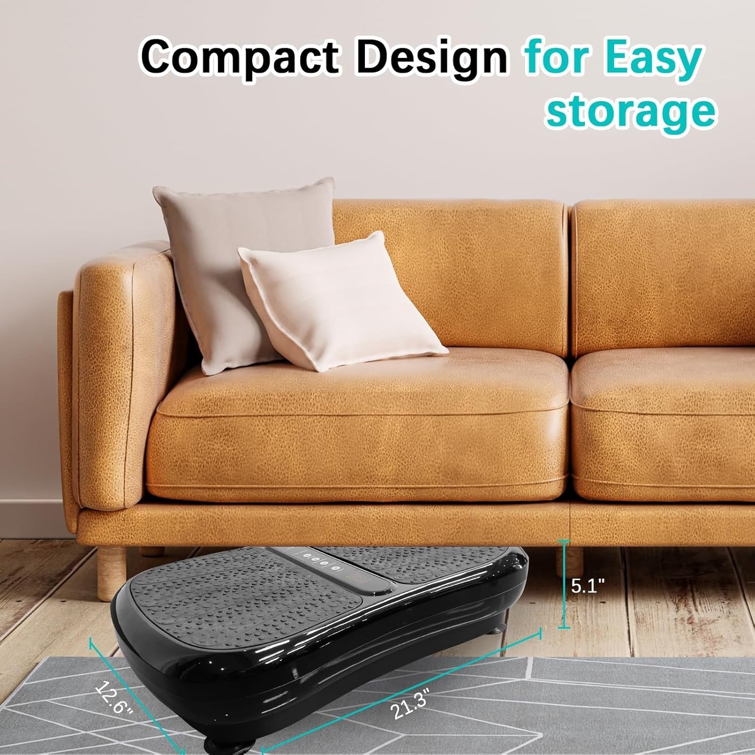 Bluetooth Vibration Plate Lymphatic Drainage Full Body 330lb