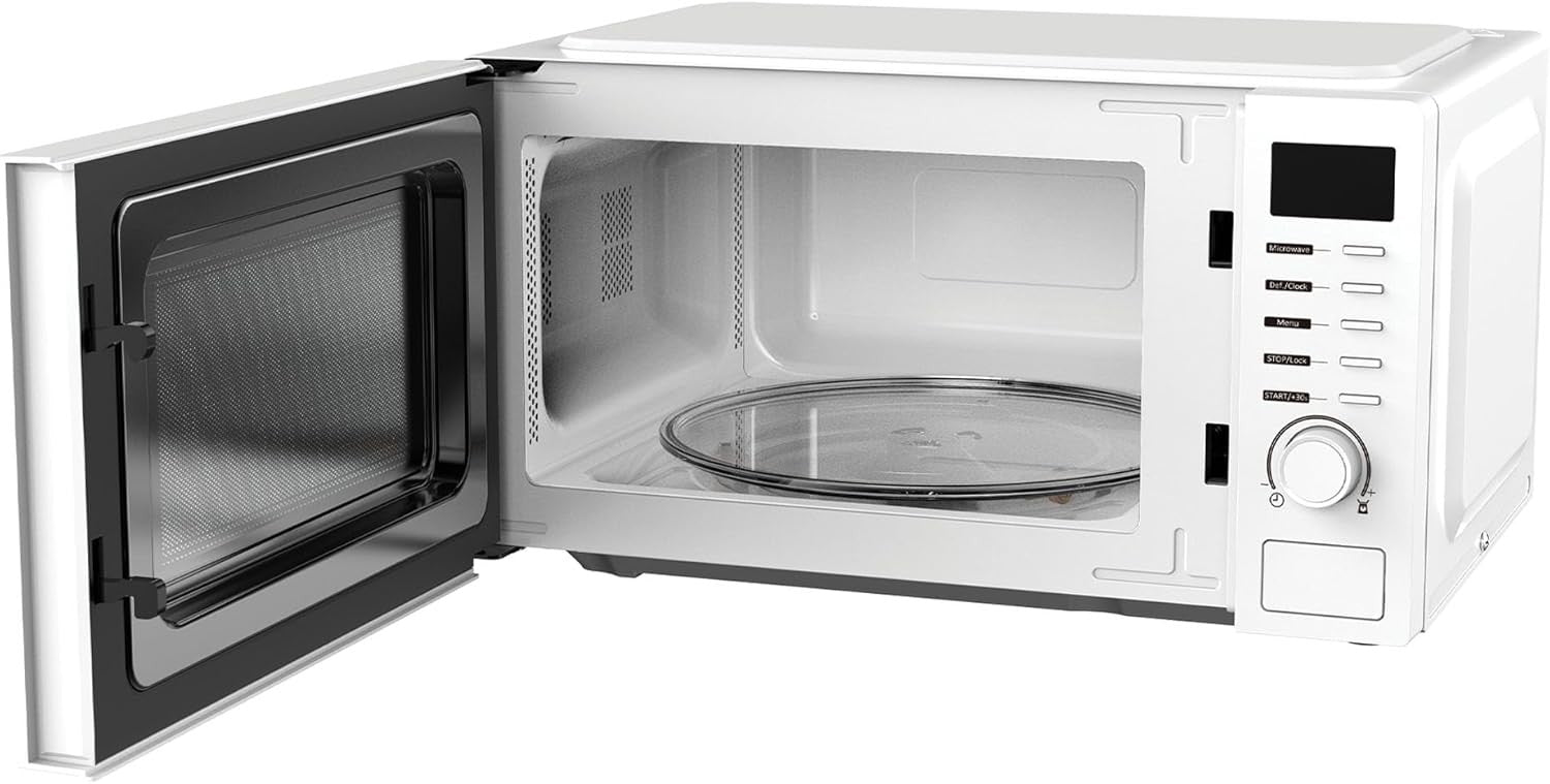 20L Digital Microwave 700W 8 Auto Cook 60 Min Timer White