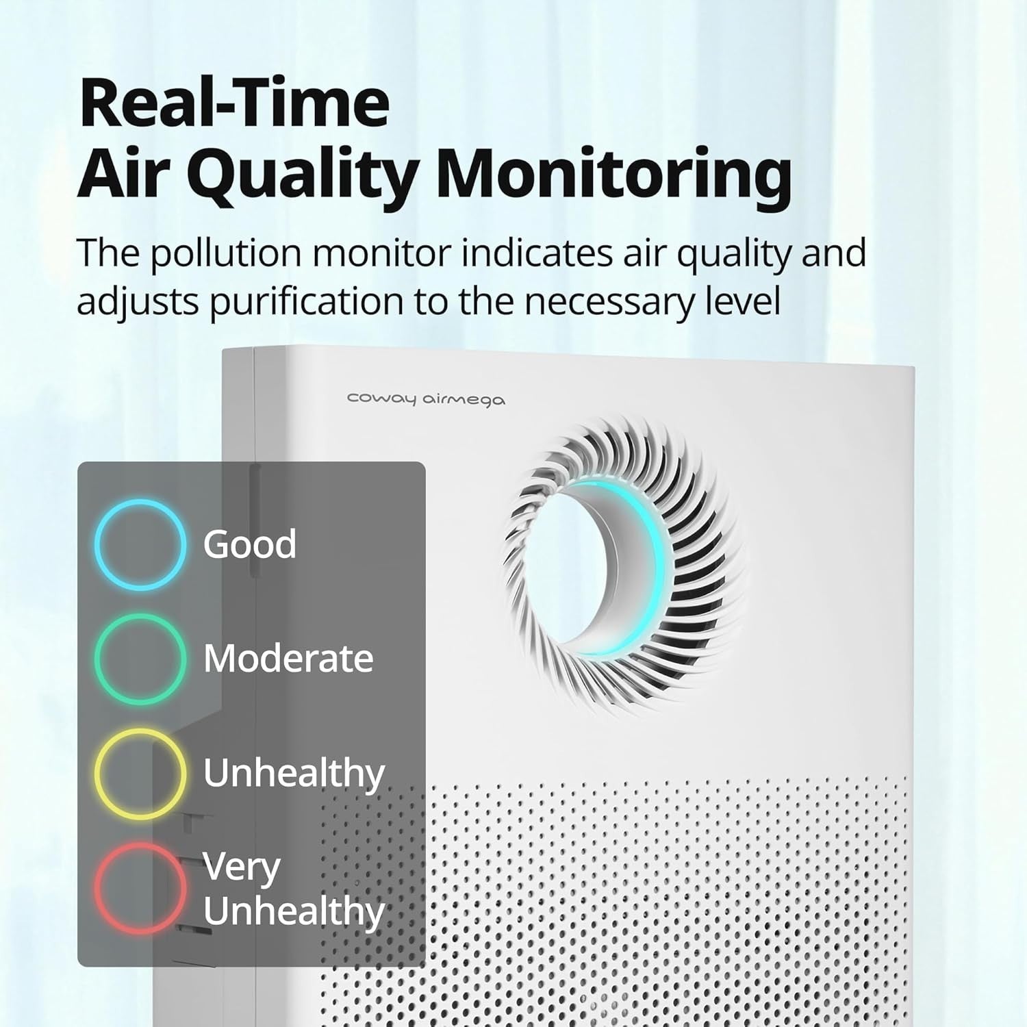Smart Air Purifier CADR 402m³/h Directional Airflow Ultra Quiet 20dB