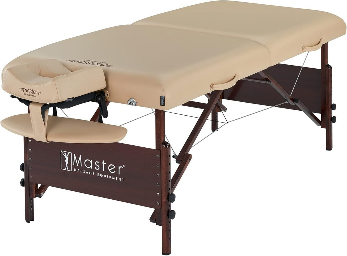 76cm Del Ray Luxury Massage Table | 7.6cm Cushion Spa Lash Therapy Bed Cream
