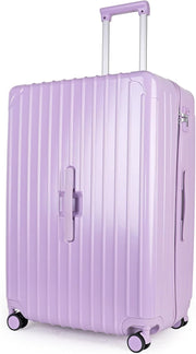 Large Check In Suitcase Hard Shell TSA Lock Spinner Luggage Cup Holder