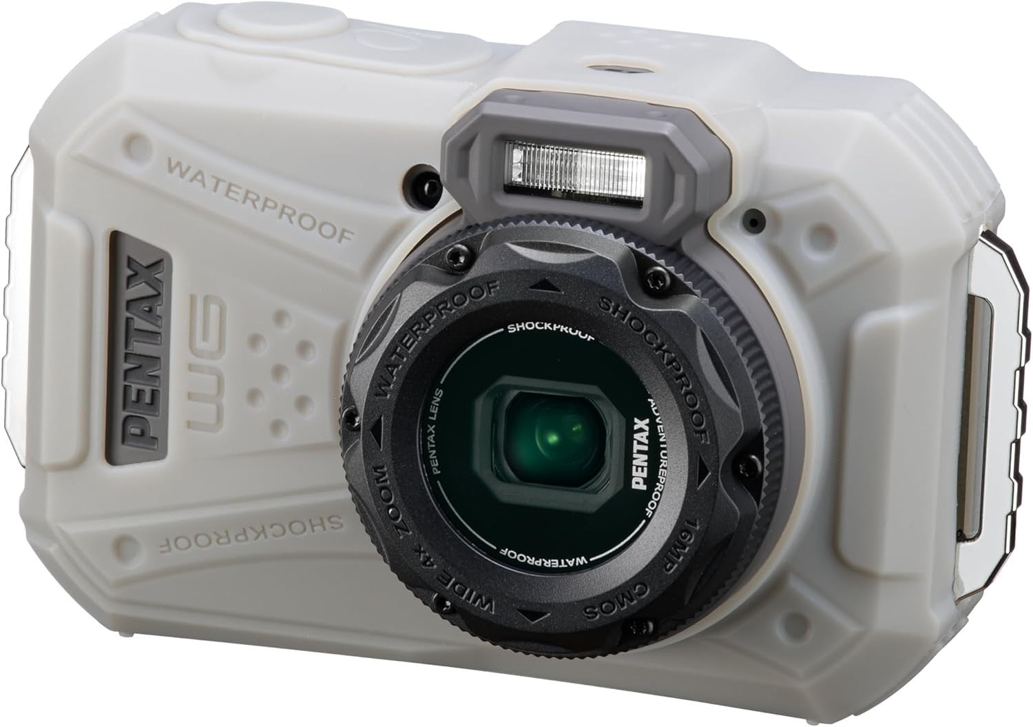 Waterproof Digital Camera 15M Underwater Shockproof 4X Zoom Grey