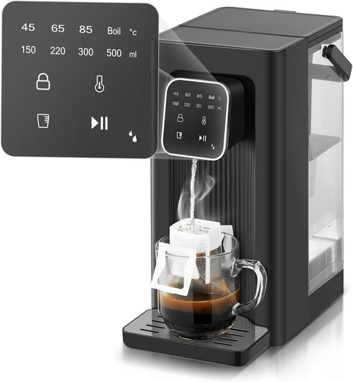 Instant Hot Water Dispenser Touch Screen 4 Temp 2.5L Safety Lock