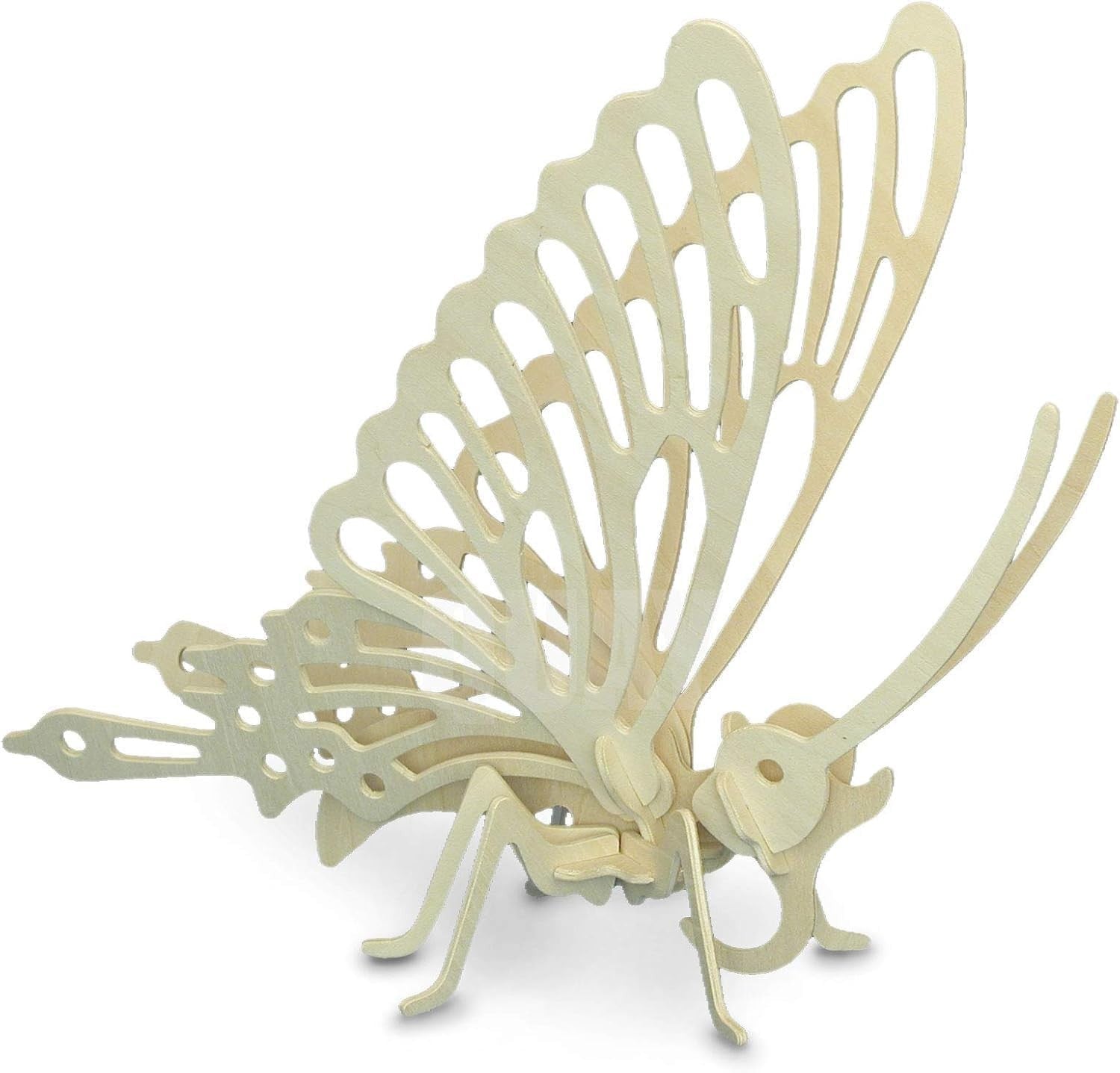 3D Wooden Butterfly Puzzle Craft Kit for Kids, Paint & Build Fun Set