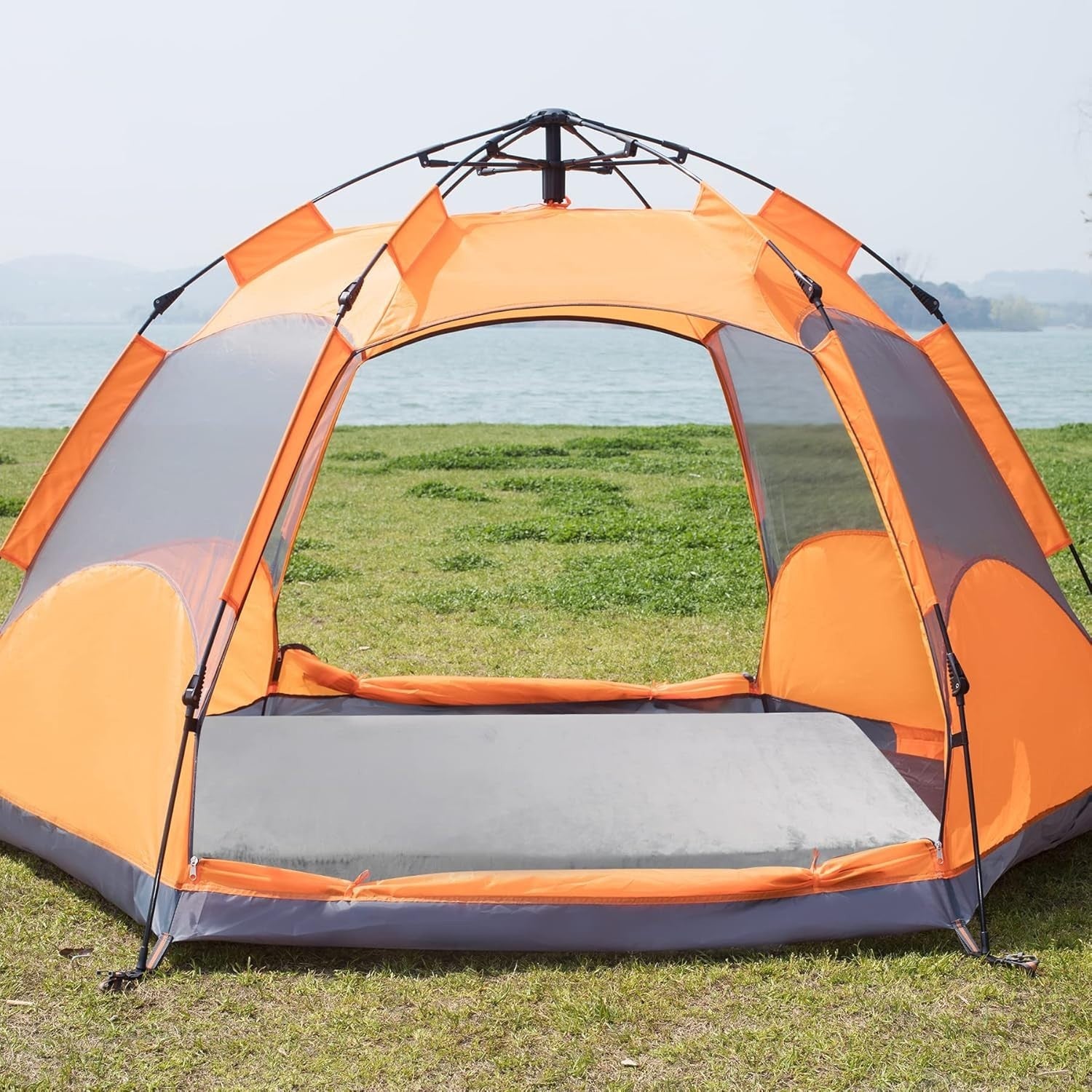 Memory Foam Camping Mattress Single - Portable Roll-Up Sleeping Pad for Floor