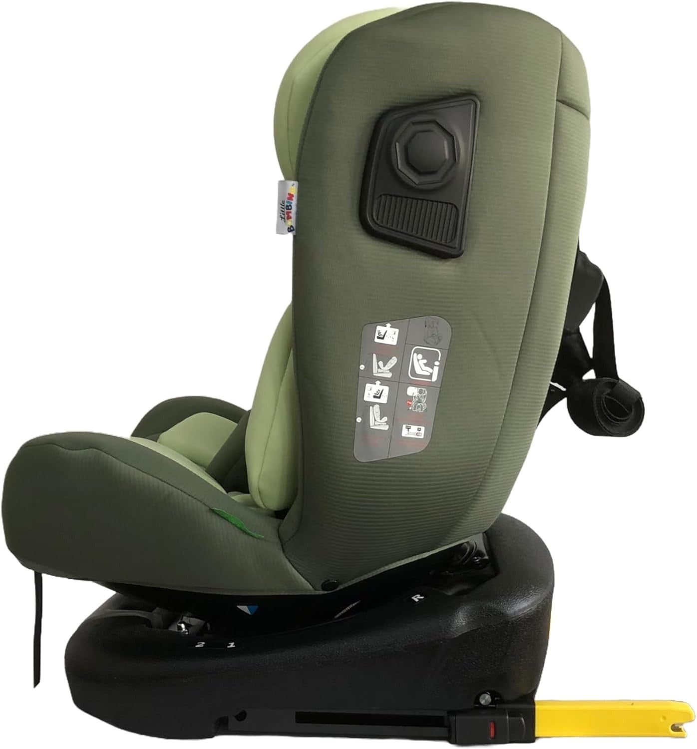 360° Rotating i-Size Car Seat ISOFIX R129 0–36kg Birth to 12 Years Green
