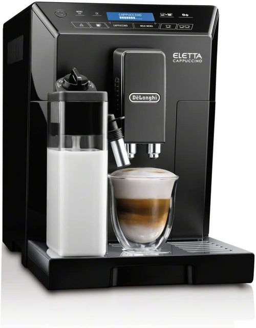 Fully Automatic Espresso Maker Latte System One-Touch Milk Drinks 1300ml Black