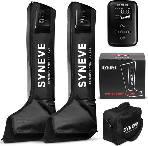 Wireless Air Compression Leg Massager Boots Circulation Recovery Therapy Set