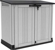 Outdoor Garden Storage Shed Waterproof Resin Bin Store 880L Lockable Unit