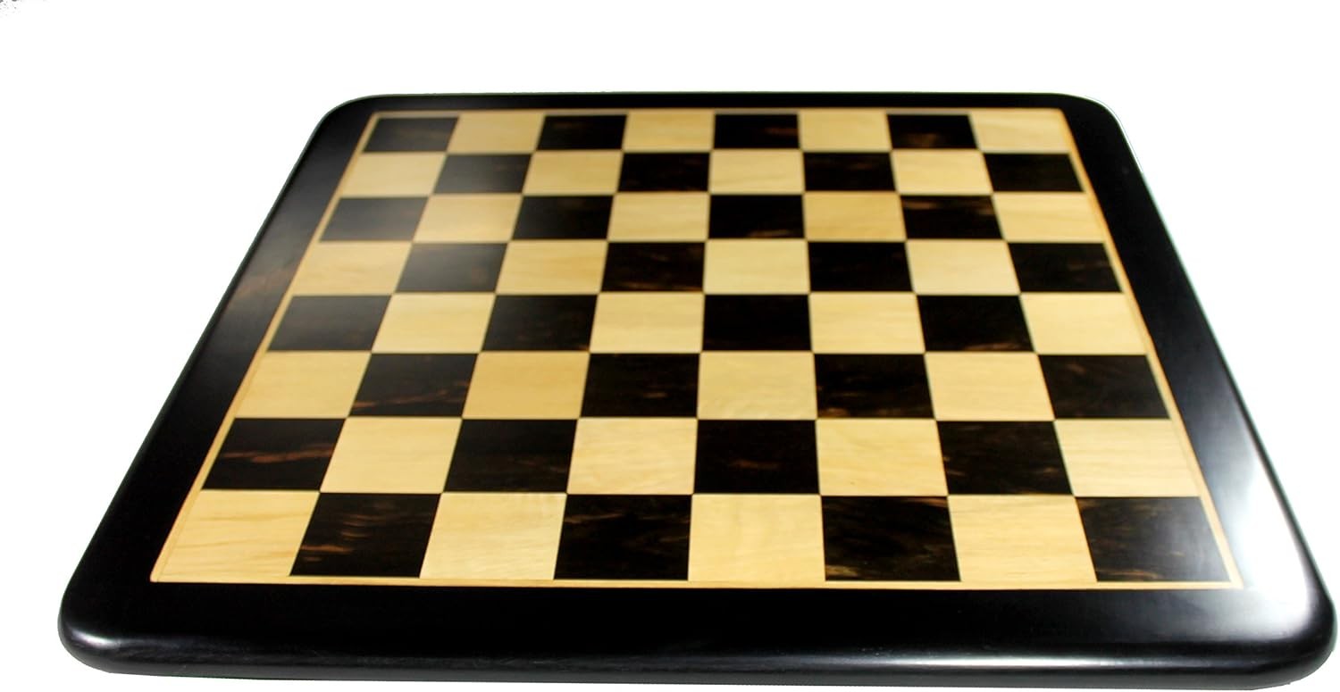 21" Wooden Chess Board Only | Luxury Ebony Rosewood Board | 21×21 Inch