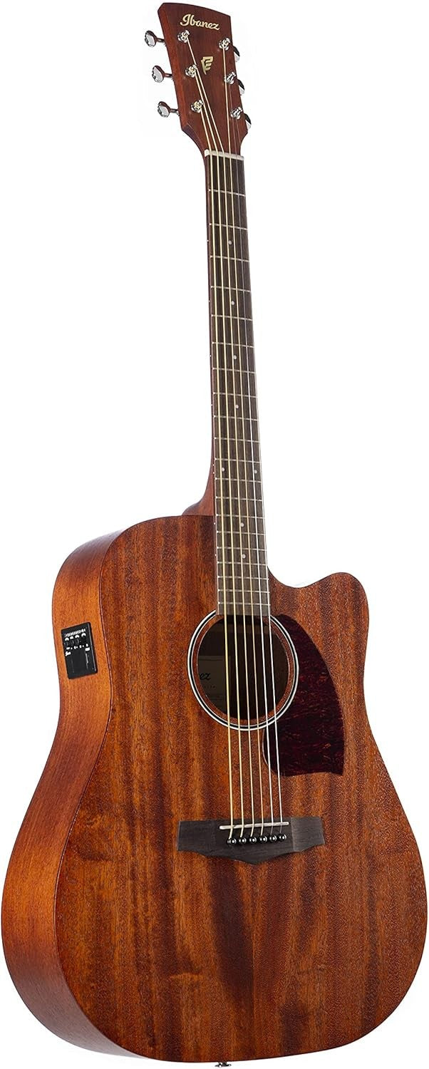 Full Size Electro Acoustic Guitar Cutaway Exotic Wood Natural