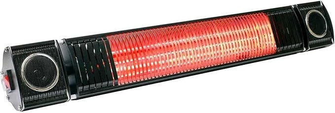 Outdoor Infrared Patio Heater 2000W with Wireless Speakers & Remote Control