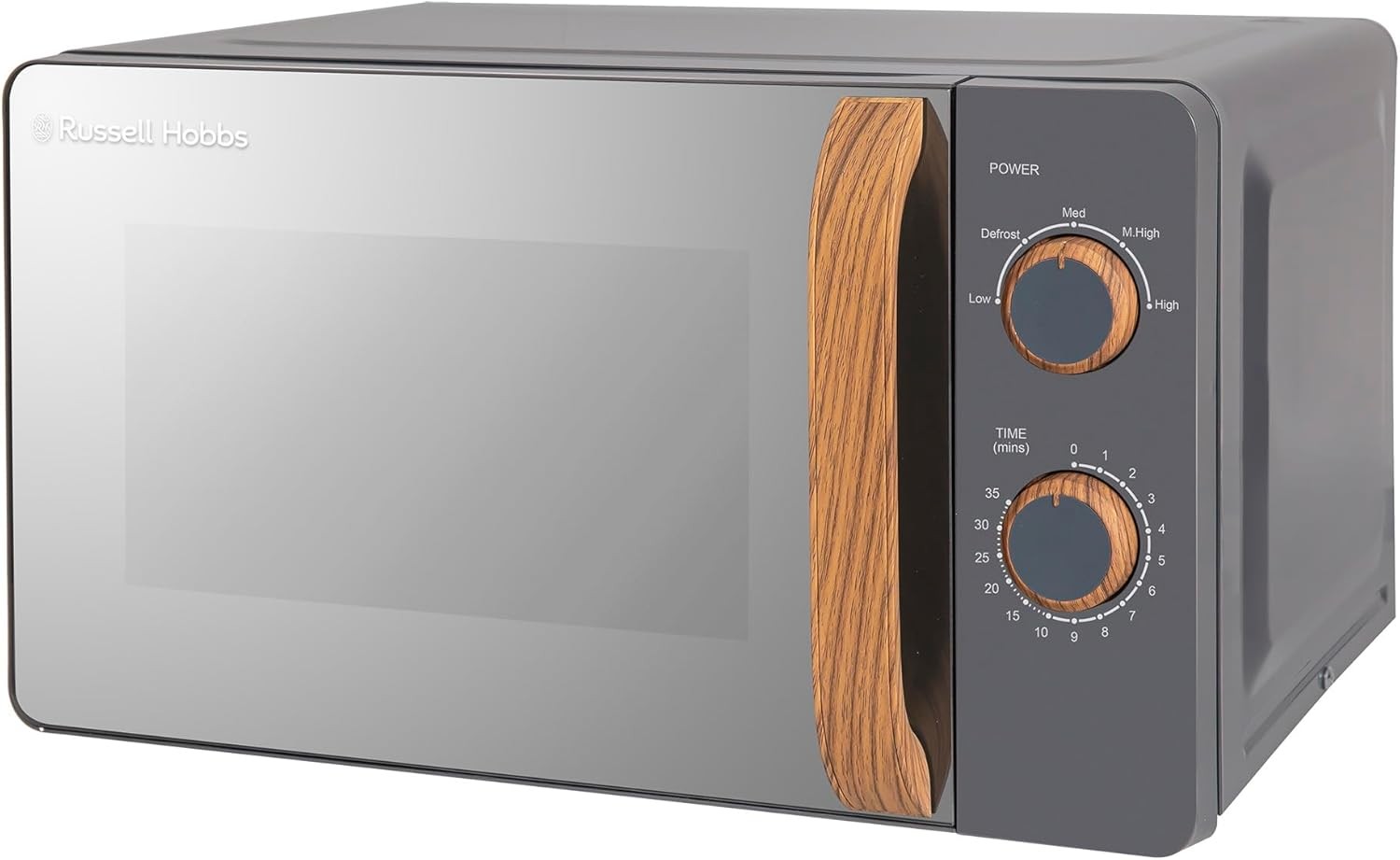 17L Manual Microwave 700W 5 Power Levels Scandinavian Grey