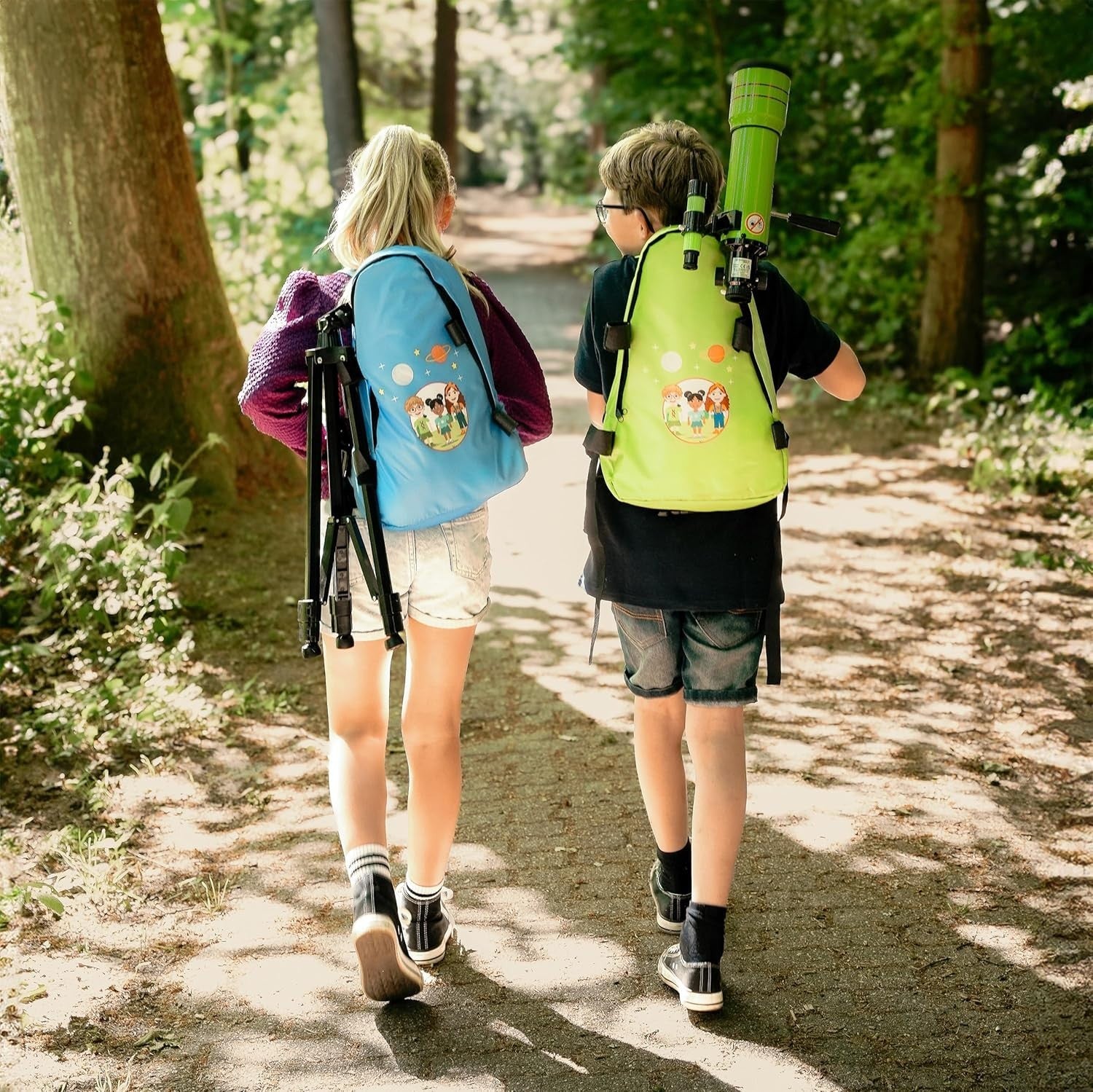 70/400 Kids Telescope with Backpack Phone Holder Beginner Set