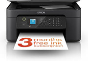 Compact Black A4 Wireless Multifunction Printer with Auto-Duplex, Wi-Fi