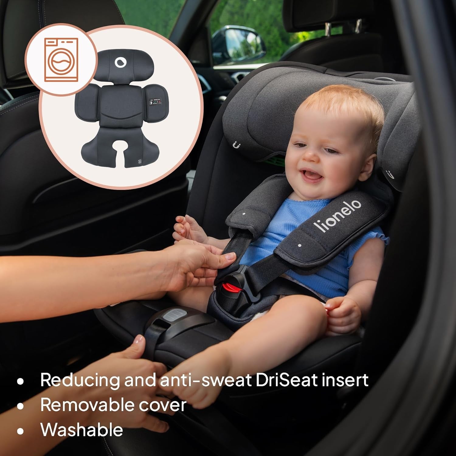 i-Size 360° Rotating Car Seat ISOFIX 0–12 Years Rear & Forward Facing