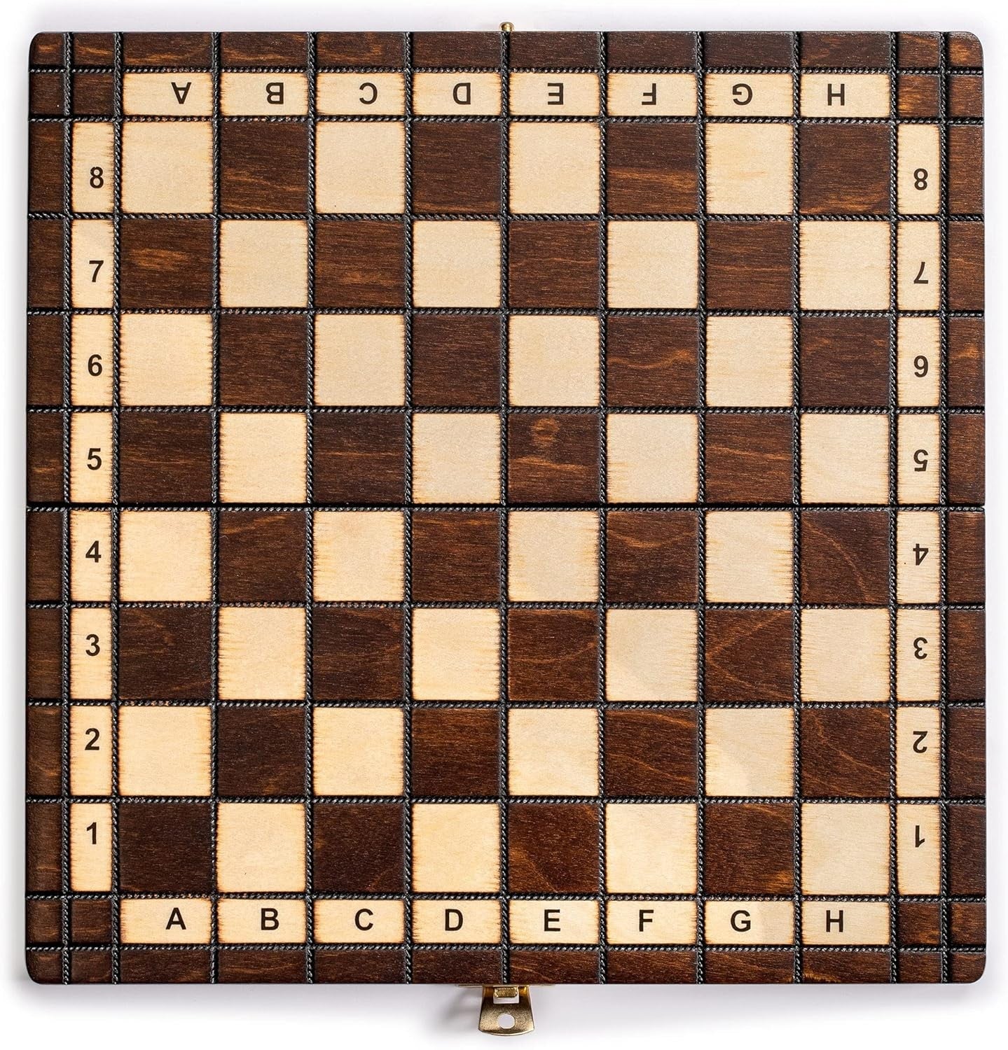 Small Wooden Chess Set 28cm • Handcrafted Pieces • Folding Travel Board Gift
