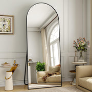 Full-Length Arched Mirror 165x60cm Shatterproof with Aluminum Frame