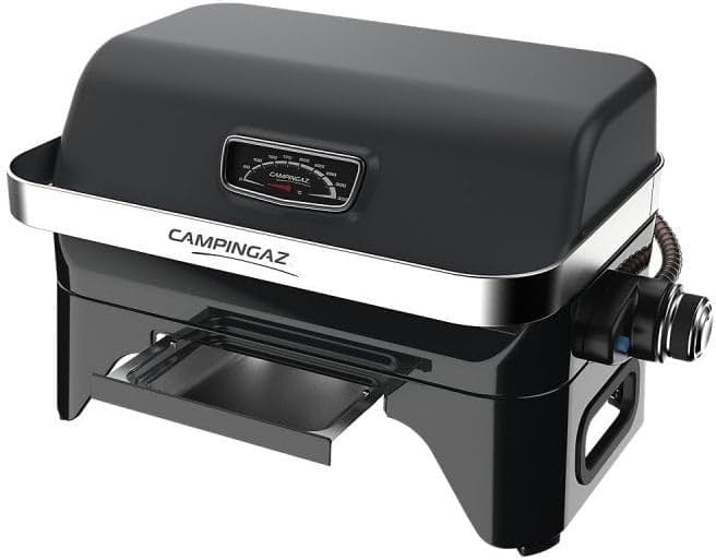 Portable Gas BBQ Grill Tabletop Outdoor Camping Picnic Caravan Compact High Heat