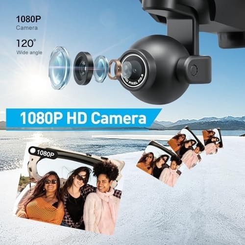 4DRC V42 Mini Drone 1080P Camera, 3D Flip, APP Control, Foldable Toy