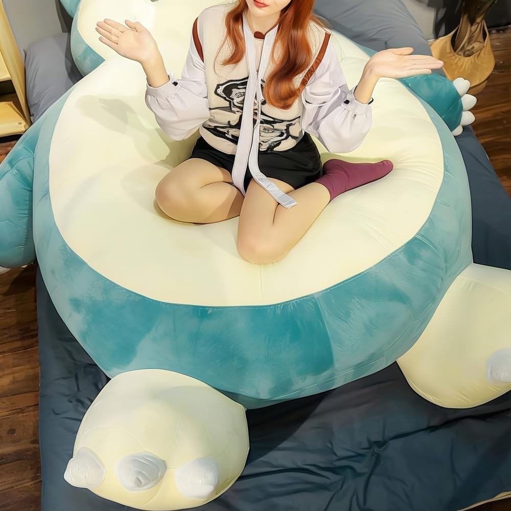 Plush Cat Bean Bag Chair Cover Soft Storage Toy Pillow Durable 200cm Gift