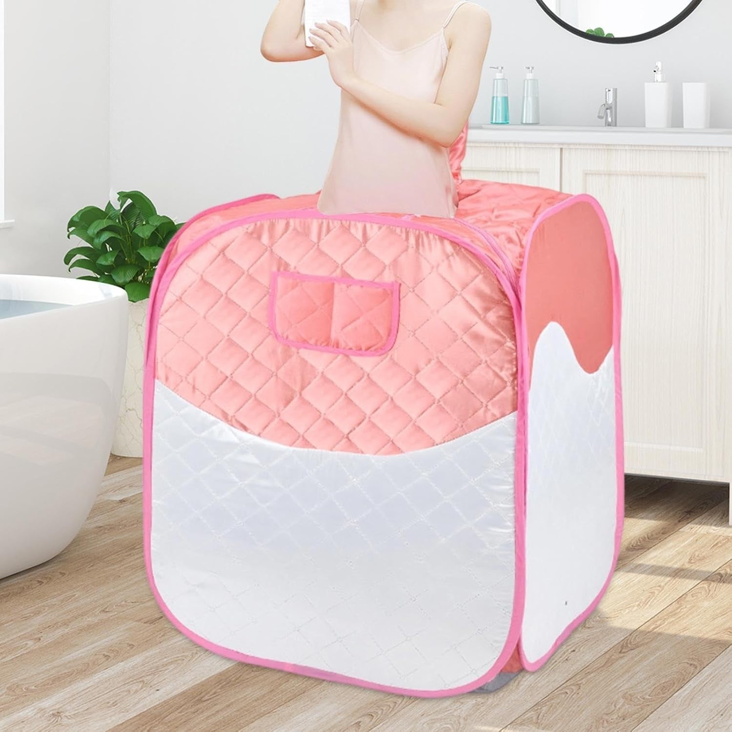 Portable Foldable Steam Sauna Tent w/ Thickened Fabric – Home & Travel