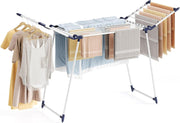 Large Foldable Clothes Airer Winged Drying Rack Indoor Outdoor Space Saving