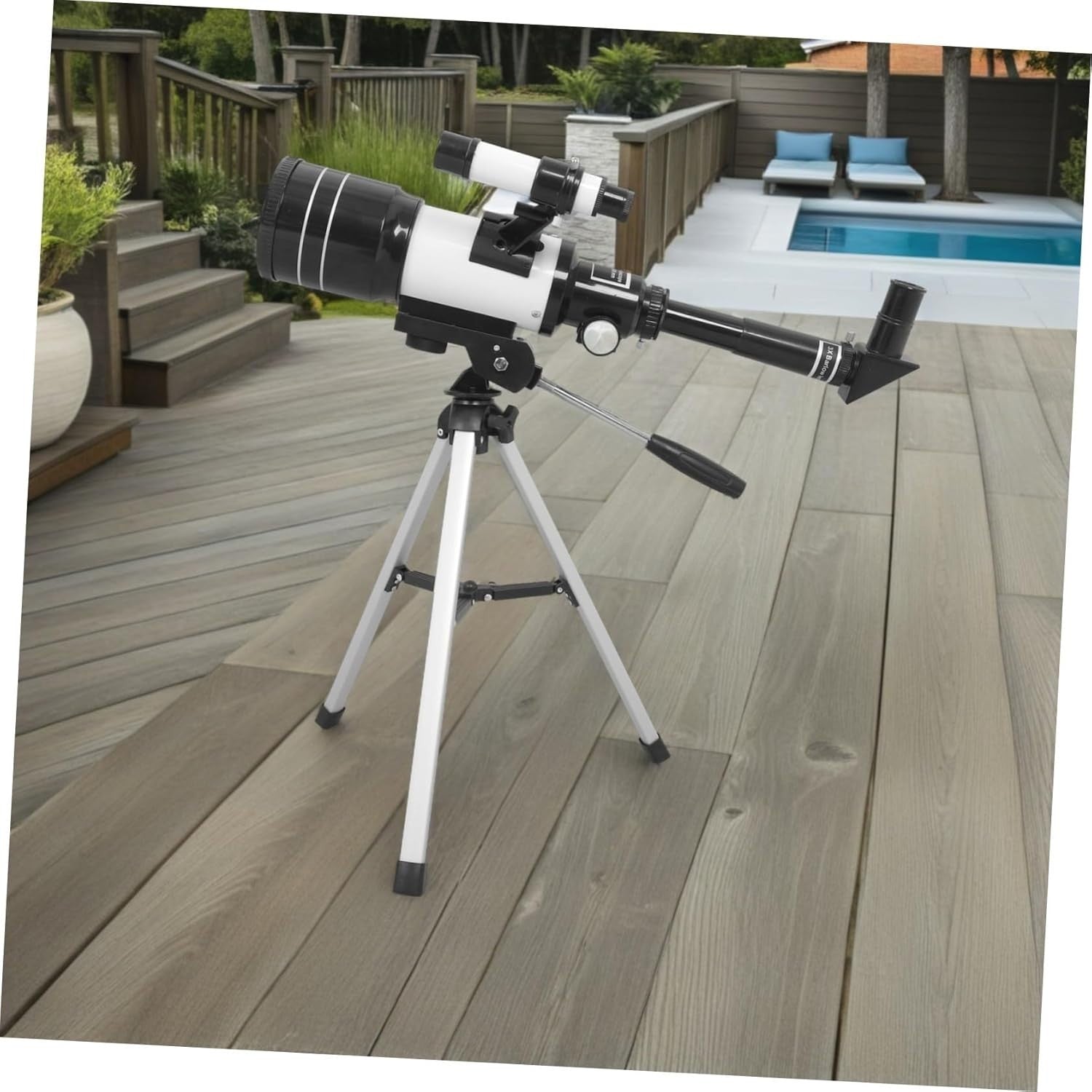70mm Refractor Telescope with Tripod – High-Res Moon Beginner Set