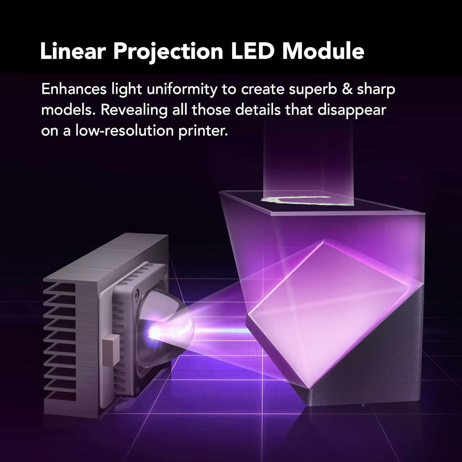 8K Resin 3D Printer Mono LCD Large Build Volume Ultra Detail