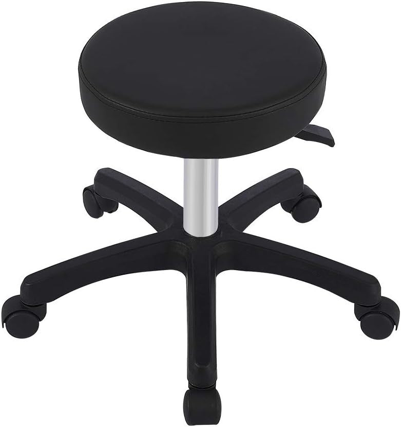 Reclining Beauty Bed Massage Table Adjustable Salon Spa Tattoo Chair Set Black